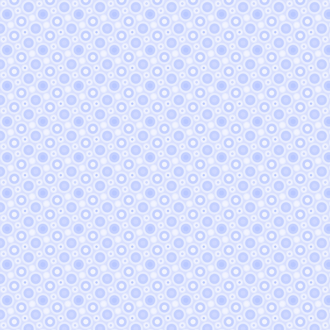 Blue Bubble Polka Dot Background