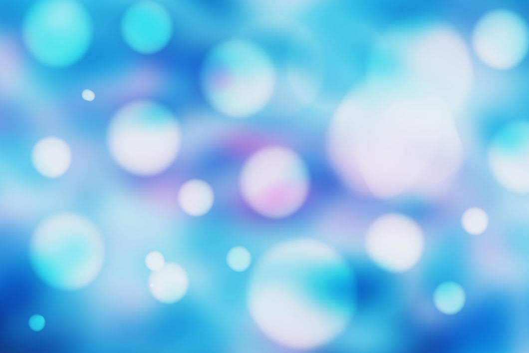 Light Blue Abstract Bokeh Background