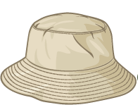 Beige Fishing Hat