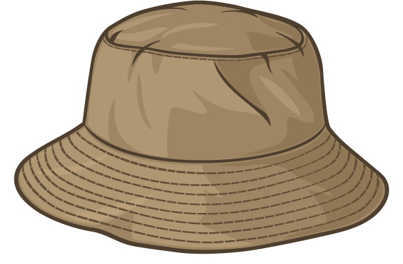 Brown Fishing Hat