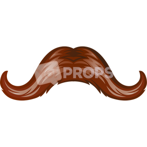 Brown Mustache 1