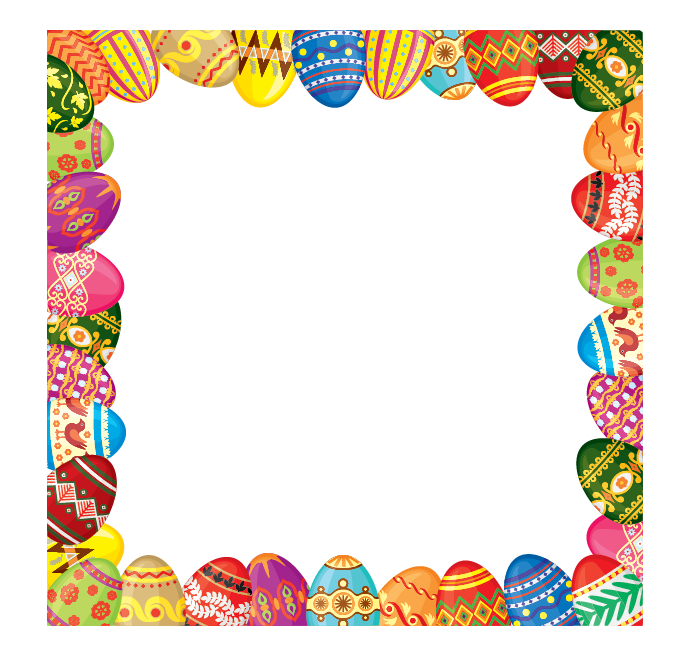 Easter Egg Frame Overlay