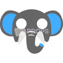 Load image into Gallery viewer, Elephant Mask 3