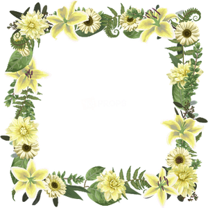 Floral Frame Overlay