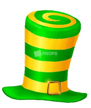 Green & Gold Dr Seuss Hat