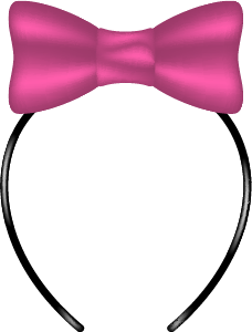 Pink Bow Headband