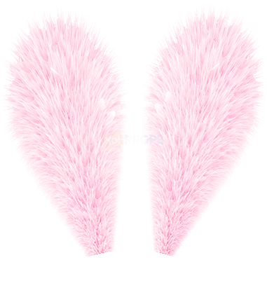 Pink Fluffy Bunny Ears
