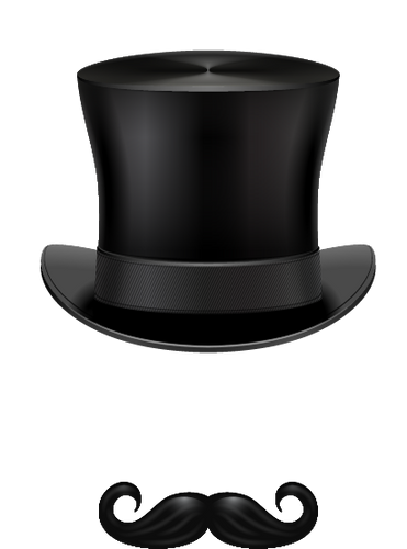 Top Hat and Mustache