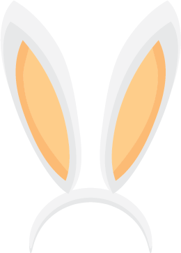 White Bunny Ears 4