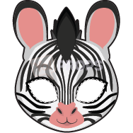 Load image into Gallery viewer, Zebra Mask 3