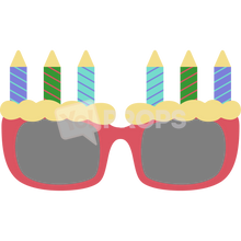 Load image into Gallery viewer, Birthday Glasses