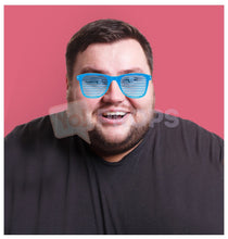 Load image into Gallery viewer, Blue Slotted Glasses