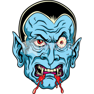 Blue Dracula Head