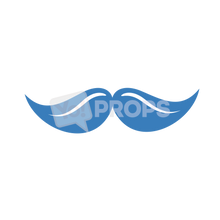 Load image into Gallery viewer, Blue Mustache