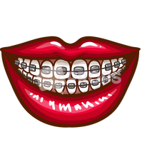 Load image into Gallery viewer, Mouth with Braces