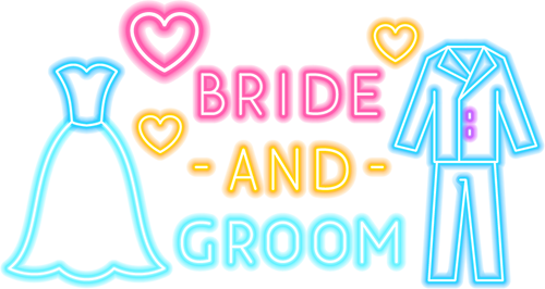 Bride Groom Neon