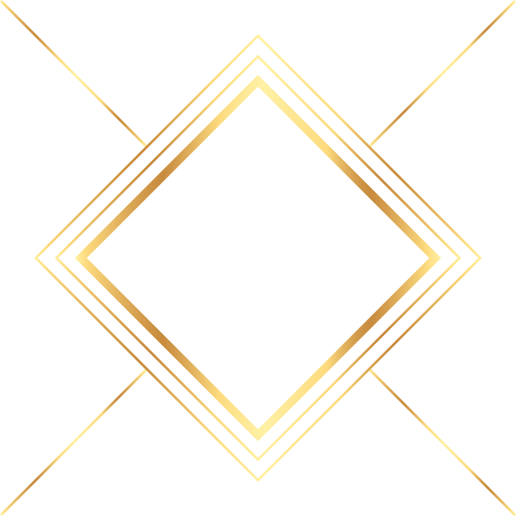 Golden Diamond Shape Overlay