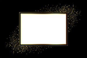 Black & Golden Overlay With Scatter