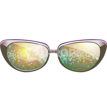 Load image into Gallery viewer, Gold Sparkle Glasses