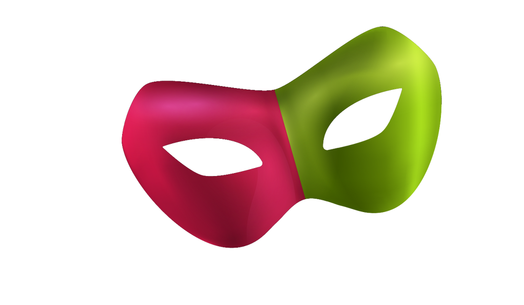 Green and Pink Mask