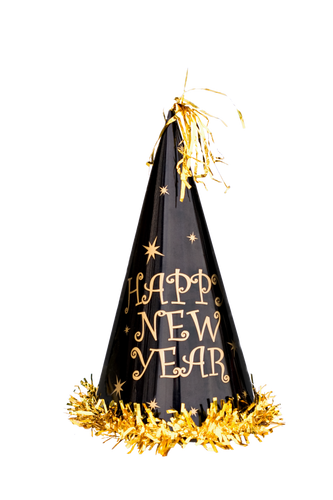 Happy New Year Gold Party hat