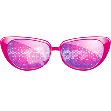 Load image into Gallery viewer, Pink Sparkle Glasses