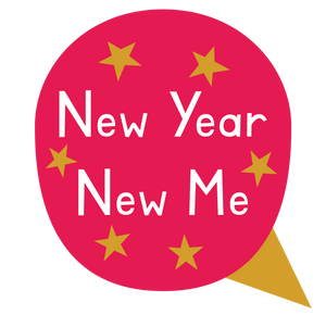 New Year, New Me Speech Bubble