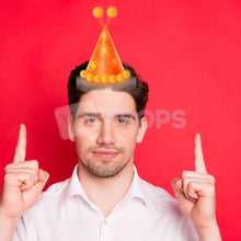 Load image into Gallery viewer, Orange Party Hat