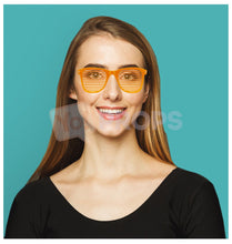 Load image into Gallery viewer, Orange Slotted Glasses