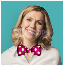 Load image into Gallery viewer, Pink Polka Dot Bowtie