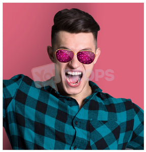 Pink Sparkle Glasses