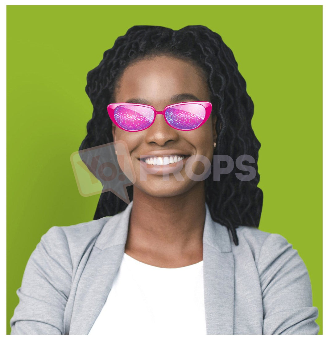 Pink Sparkle Glasses