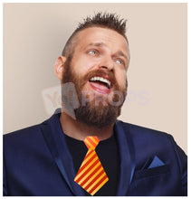 Load image into Gallery viewer, Red Striped Tie