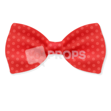 Load image into Gallery viewer, Red Polka Dot Bowtie 1