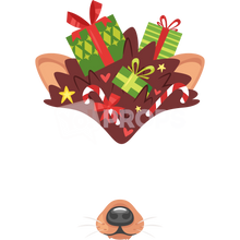 Load image into Gallery viewer, Bear Hat with Presents and Nose