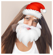 Load image into Gallery viewer, Santa Hat and Beard 2