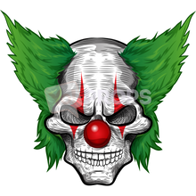 Load image into Gallery viewer, Scary Clown Head
