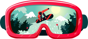 Snowboard Reflection Goggles