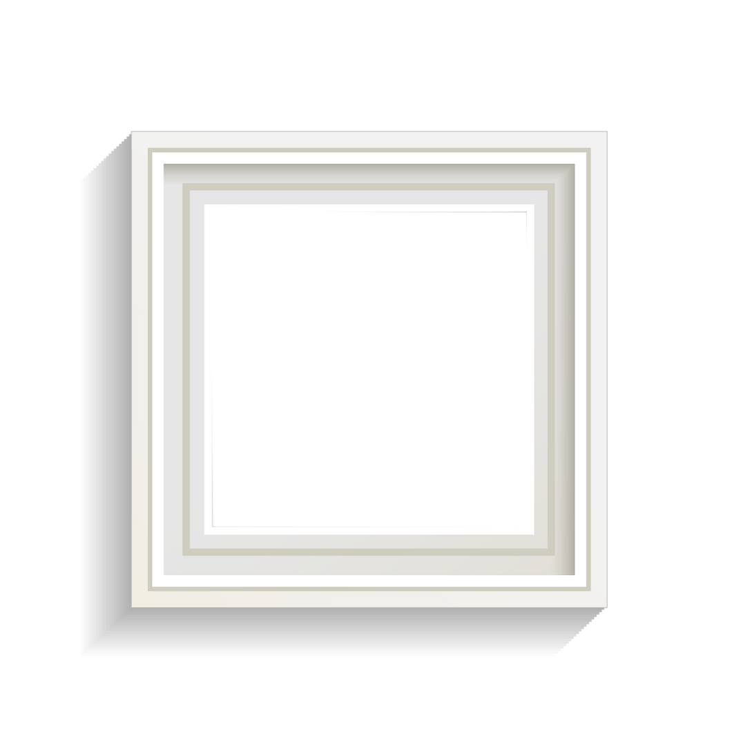 White Square Frame