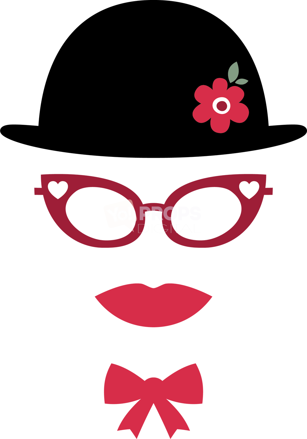 Valentine's Day Woman Mask