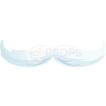 Load image into Gallery viewer, White Mustache