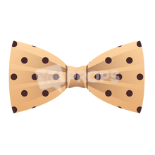 Load image into Gallery viewer, Yellow Polka Dot Bowtie
